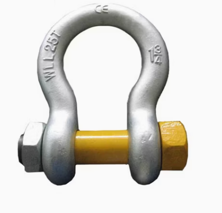 Rigging G2130 Bolt Type Screw Pin Chain Bow Shackle  